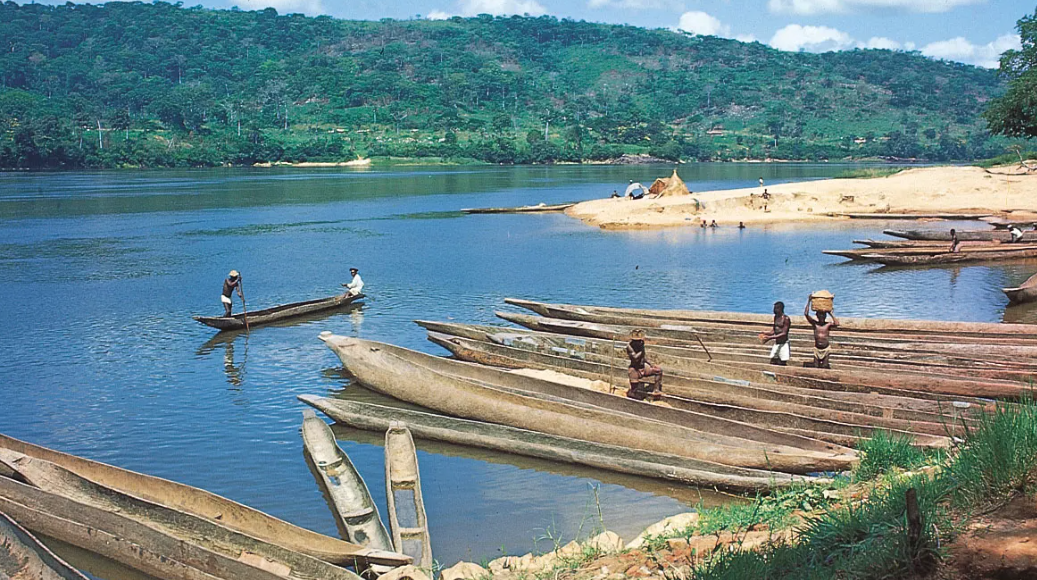 Kotto River, East-central CAR, Central African Republic